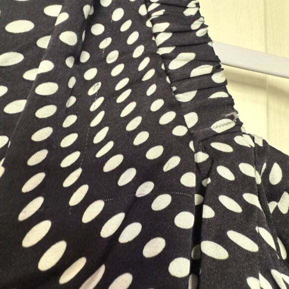 For Love and Lemons Kat Long Sleeve Corset Top Women XS Black‎ Polka Dot - Picture 6 of 12